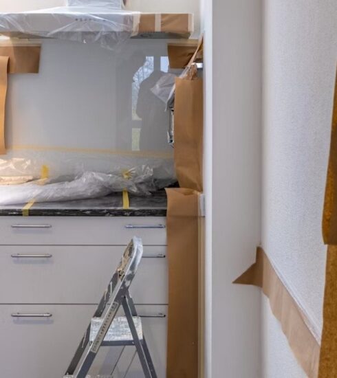 home-renovation-kitchen-taped