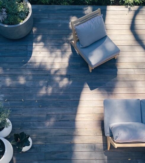 patio lounge set-grey