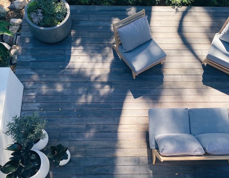 patio lounge set-grey